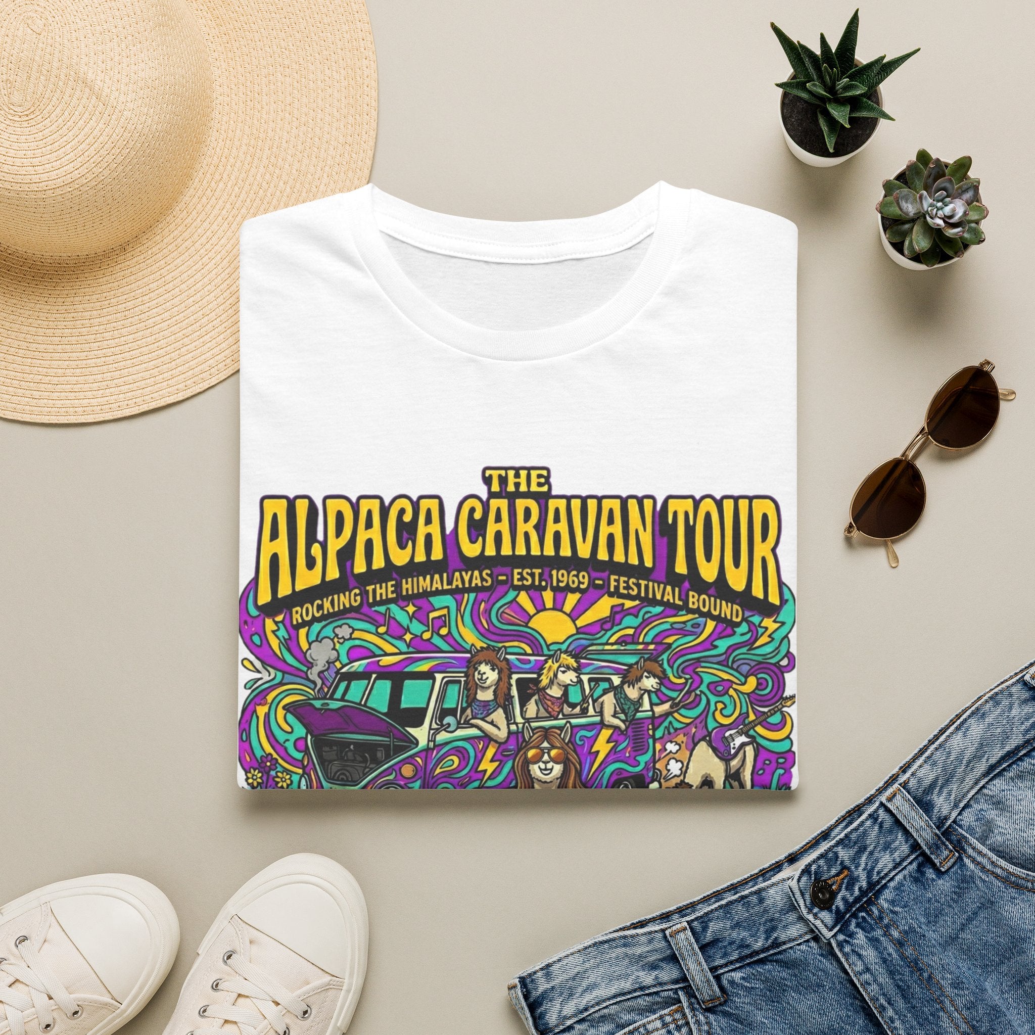 Alpaca Caravan Tour T-Shirt