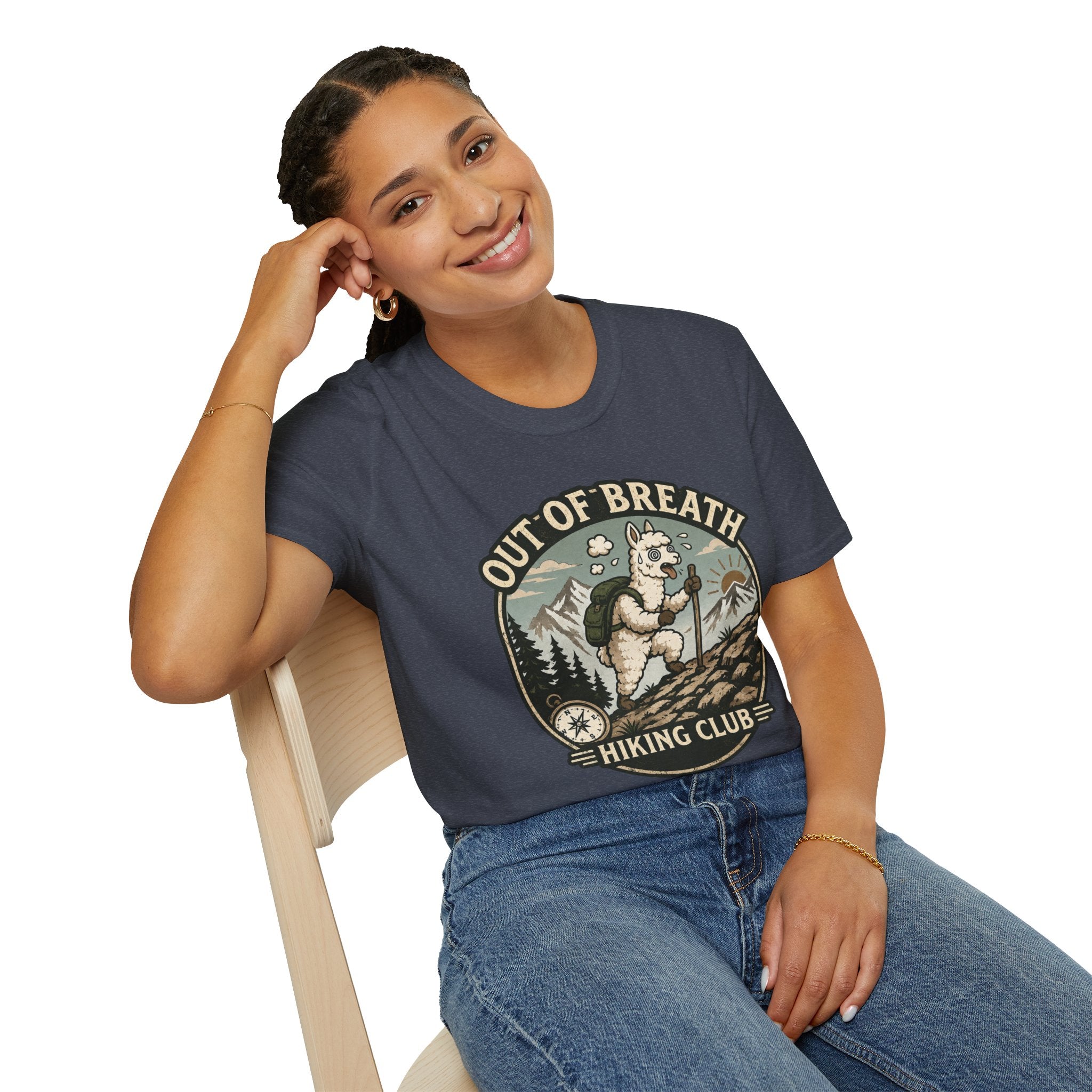 Out of Breath Hiking Club Alpaca T-Shirt
