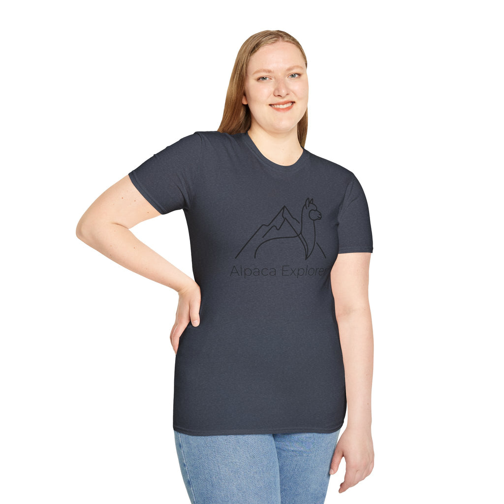 Alpaca Explorer Outline T-Shirt
