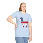 Alpaca American Flag Silhouette T-Shirt