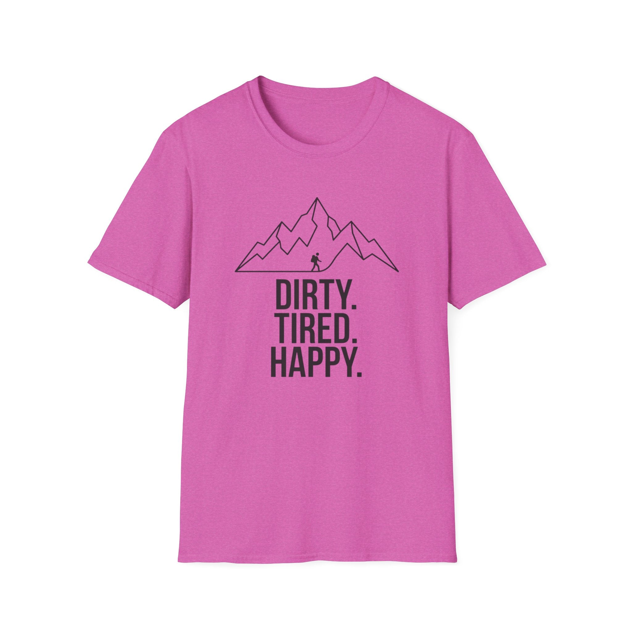 Dirty Tired Happy Outline T-Shirt